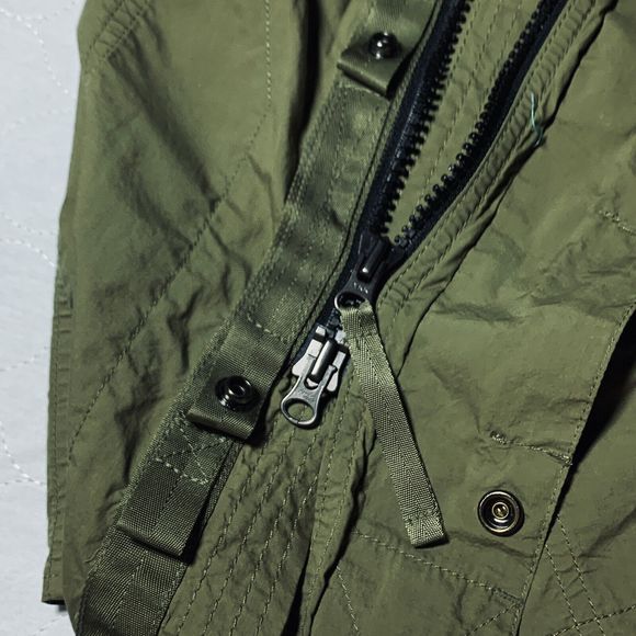 Ralph Lauren RLX Utility Cotton Poplin Jacket XL Green Epaulettes Lightweight - Picture 3 of 16